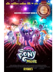 MY LITTLE PONY THE MOVIE 2017 ORIGINAL CINEMA FILM ART PRINT PREMIUM POSTER
