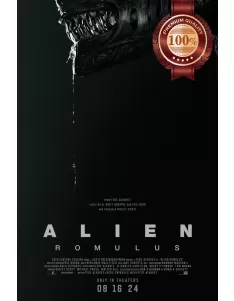 ALIEN ROMULUS 2024 TEASER ORIGINAL MOVIE CINEMA PRINT PREMIUM POSTER