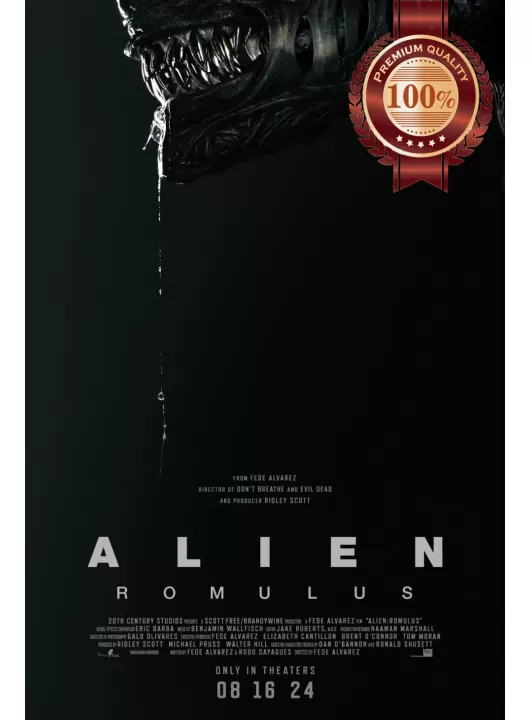 ALIEN ROMULUS 2024 TEASER ORIGINAL MOVIE CINEMA PRINT PREMIUM POSTER