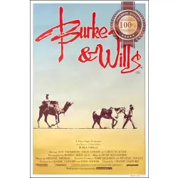 BURKE &amp; WILLS 1985 80s ORIGINAL AUS MOVIE FILM CINEMA PRINT PREMIUM POSTER