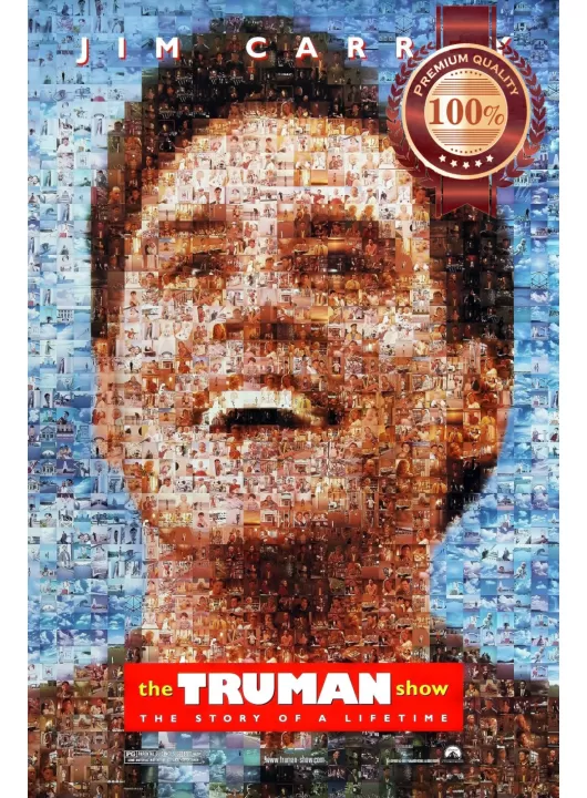 THE TRUEMAN SHOW JIM CARREY MOVIE HOME DECOR ORIGINAL PRINT PREMIUM POSTER