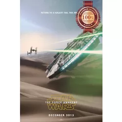 STAR WARS THE FORCE AWAKENS TIE FIGHTERS MOVIE FILM PRINT PREMIUM POSTER