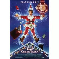 NATIONAL LAPOONS CHRISTMAS VACATION  ORIGINAL CINEMA MOVIE PRINT PREMIUM POSTER