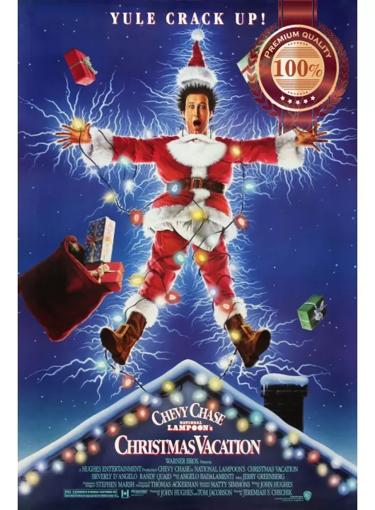NATIONAL LAPOONS CHRISTMAS VACATION ORIGINAL CINEMA MOVIE PRINT PREMIUM POSTER