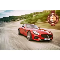 2016 MERCEDES AMG GT SUPERCAR DREAM CAR WALL ART PRINT - PREMIUM POSTER