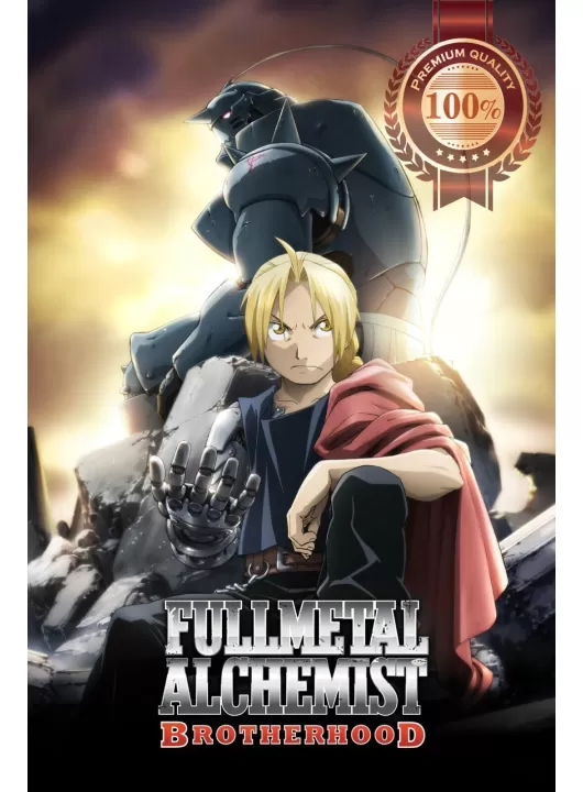 FULL METAL ALCHEMIST BROTHERHOOD ORIGINAL OFFICIAL ANIME PRINT PREMIUM POSTER