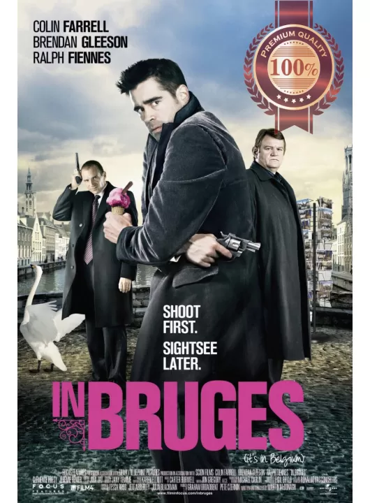 IN BRUGES 2008 ORIGINAL OFFICIAL CINEMA MOVIE FILM PRINT PREMIUM POSTER