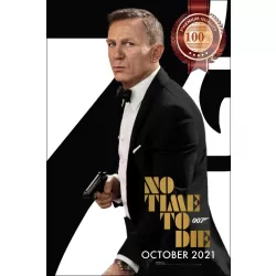 NO TIME TO DIE JAMES BOND TEASER V3 OFFICIAL CINEMA MOVIE PRINT PREMIUM POSTER