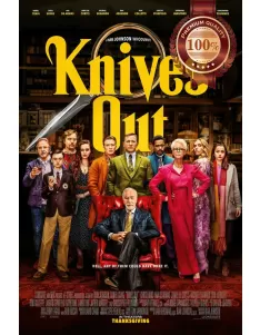 KNIVES OUT 2019 OFFICIAL ORIGINAL CINEMA FILM MOVIE PRINT PREMIUM POSTER
