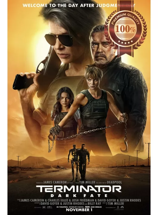TERMINATOR DARK FATE 2019 OFFICIAL CINEMA MOVIE FILM PRINT PREMIUM POSTER