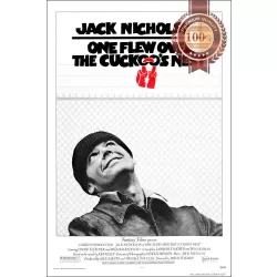 ONE FLEW OVER THE CUCKOOS NEST 1975 ORIGINAL CINEMA MOVIE PRINT PREMIUM POSTER