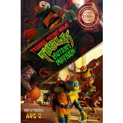 TEENAGE MUTANT NINJA TURTLES MUTANT MAYHEM MOVIE ART ANIME PRINT PREMIUM POSTER