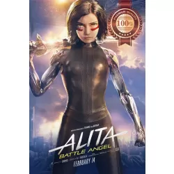 ALITA BATTLE ANGEL SWORD 2019 OFFICIAL CINEMA MOVIE ART PRINT PREMIUM POSTER