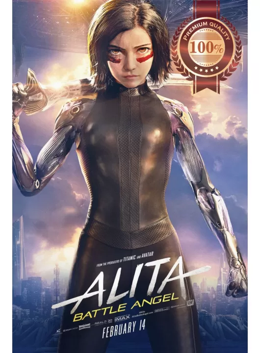 ALITA BATTLE ANGEL SWORD 2019 OFFICIAL CINEMA MOVIE ART PRINT PREMIUM POSTER