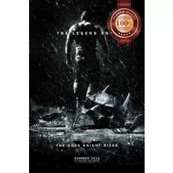 BANE THE DARK KNIGHT RISES TEASER ORIGINAL CINEMA MOVIE PRINT PREMIUM POSTER