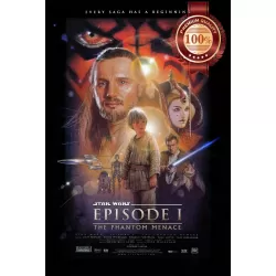 STAR WARS EP1 EPISODE 1 THE PHANTOM MENACE MOVIE ART PRINT PREMIUM POSTER