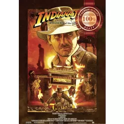 INDIANA JONES RAIDERS OF THE LOST ARK 1981 80s ORIGINAL MOVIE PRINT PREMIUM POSTER