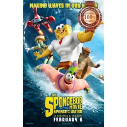 THE SPONGEBOB MOVIE SPONGE OUT OF WATER 2015 BOB ORIGINAL PRINT PREMIUM POSTER