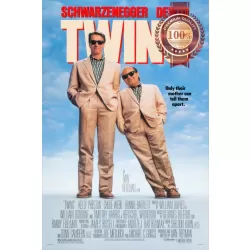 TWINS 1988 80s DEVITO SCHWARZENEGGER ORIGINAL MOVIE CINEMA PRINT PREMIUM POSTER