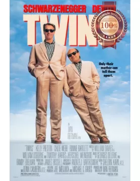 TWINS 1988 80s DEVITO SCHWARZENEGGER ORIGINAL MOVIE CINEMA PRINT PREMIUM POSTER