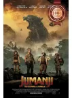 JUMANJI : WELCOME TO THE JUNGLE 2017 ORIGINAL CINEMA MOVIE PRINT PREMIUM POSTER