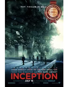 INCEPTION 2010 LOOKING AT BUILDINGS CINEMA MOVIE ORIGINAL PRINT PREMIUM POSTER