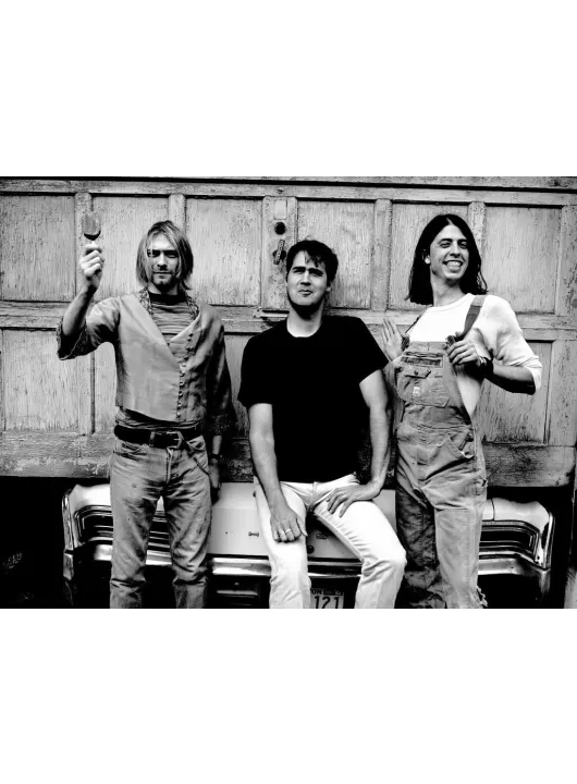 NIRVANA BAND MEMBERS DAVE KURT KRIST MUSIC PICTURE ART PRINT PREMIUM POSTER