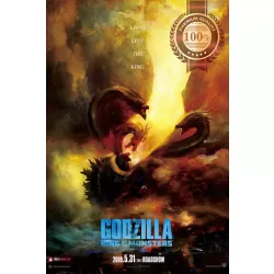 GODZILLA KING OF THE MONSTERS ART 2019 ORIGINAL MOVIE PRINT PREMIUM POSTER