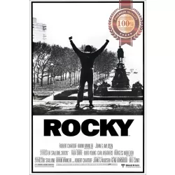 ROCKY 1977 70s NO AWARD ORIGINAL CINEMA MOVIE FILM PRINT PREMIUM POSTER