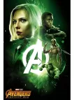 INFINITY WAR HEROES GREEN AVENGERS CINEMA MOVIE FILM PRINT PREMIUM POSTER