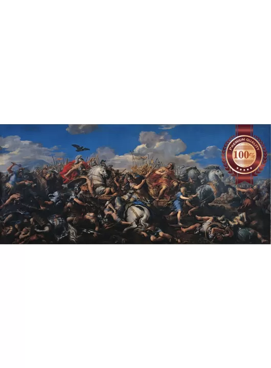 THE BATTLE OF ALEXANDER VERSUS DARIUS CORTONA PAINTING ART PRINT PREMIUM POSTER