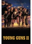 YOUNG GUNS II V2 1990 90s ORIGINAL CINEMA MOVIE FILM PRINT PREMIUM POSTER