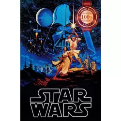 90x60 STAR WARS RETRO EPISODE IV A NEW HOPE 1977 WALL ART PICTURE PRINT POSTER