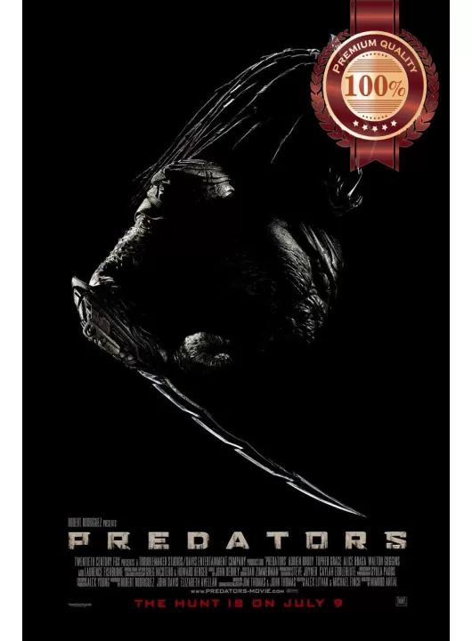 PREDATORS 2010 PREDATOR PROFILE ORIGINAL CINEMA MOVIE PRINT PREMIUM POSTER PREDATORS 2010 PREDATOR PROFILE ORIGINAL CINEMA MOVIE PRINT PREMIUM POSTER