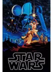 90x60 STAR WARS RETRO EPISODE IV A NEW HOPE 1977 WALL ART PICTURE PRINT POSTER