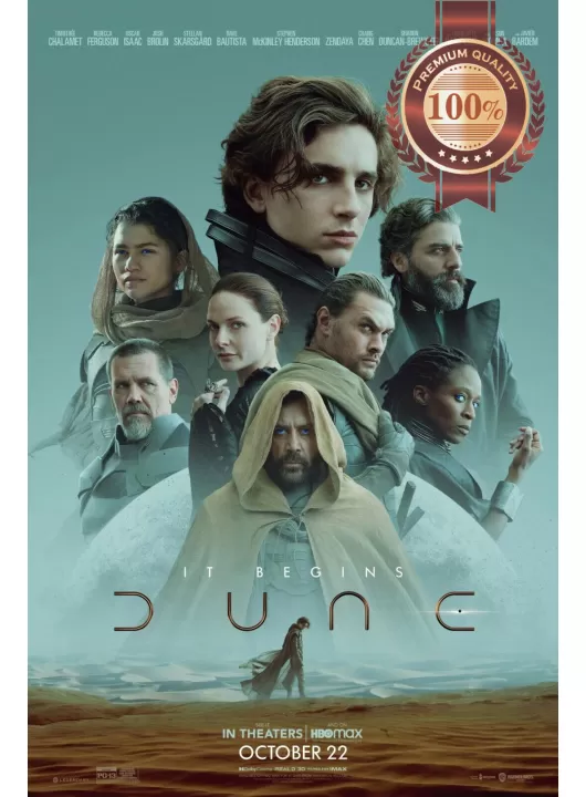 DUNE 2021 THEATRICAL ORIGINAL OFFICIAL CINEMA MOVIE FILM PRINT PREMIUM POSTER