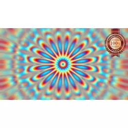 ABSTRACT PSYCHEDELIC ART TRIPPY COLOURFUL HOME WALL PRINT PREMIUM POSTER