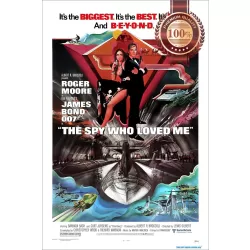 THE SPY WHO LOVED ME JAMES BOND ORIGINAL OFFICIAL MOVIE PRINT PREMIUM POSTER
