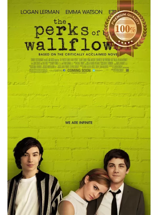 THE PERKS OF BEING A WALLFLOWER 2012 ORIGINAL MOVIE FILM PRINT PREMIUM POSTER