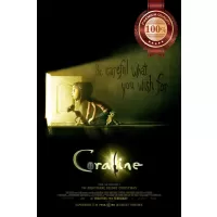 CORALINE 2009 ORIGINAL OFFICIAL CINEMA FILM MOVIE PRINT PREMIUM POSTER