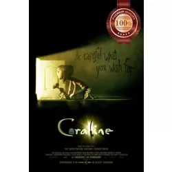 CORALINE 2009 ORIGINAL OFFICIAL CINEMA FILM MOVIE PRINT PREMIUM POSTER