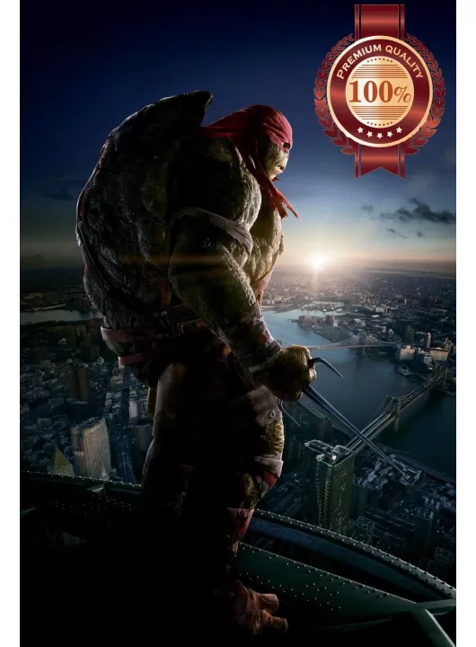 RAPHAEL TEENAGE MUTANT NINJA TURTLES 2014 MOVIE ART PRINT - PREMIUM POSTER