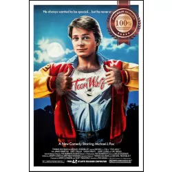 TEEN WOLF 1985 80s ORIGINAL OFFICIAL CINEMA MOVIE FILM PRINT PREMIUM POSTER