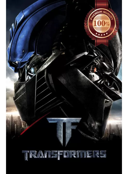 TRANSFORMERS 1 BACK TO BACK OPTIMUS MEGATRON MOVIE FILM PRINT PREMIUM POSTER TRANSFORMERS 1 BACK TO BACK OPTIMUS MEGATRON MOVIE FILM PRINT PREMIUM POSTER