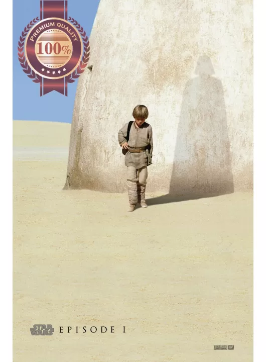 STAR WARS EP1 1999 90s THE PHANTOM MENACE ANAKIN MOVIE CINEMA PRINT PREMIUM POSTER