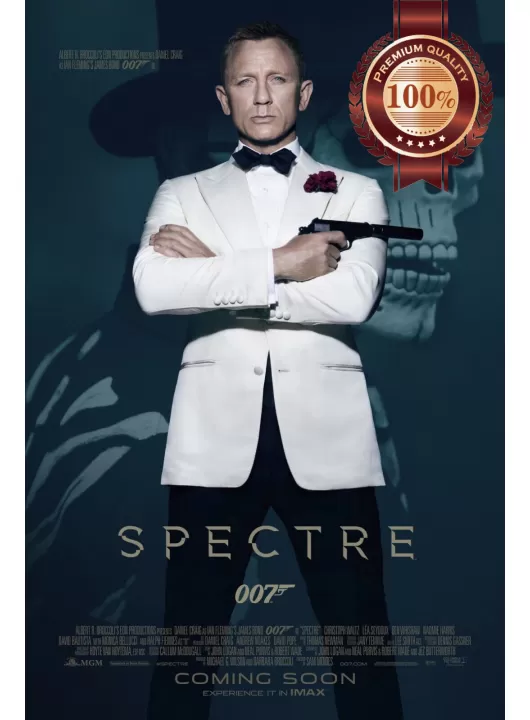 JAMES BOND SPECTRE 2015 OFFICIAL ORIGINAL CINEMA MOVIE PRINT PREMIUM POSTER