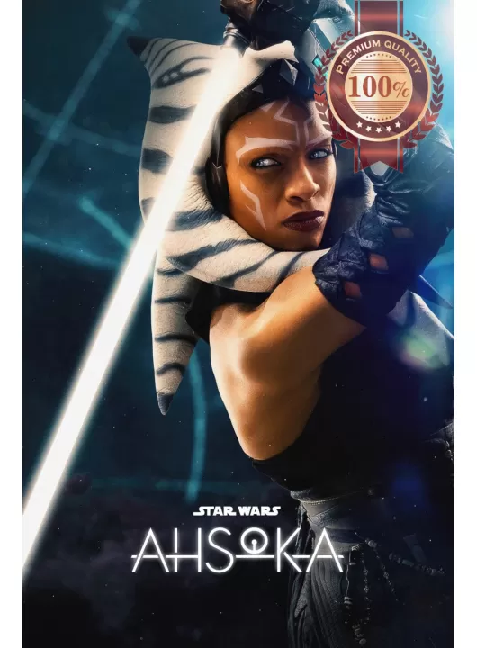 AHSOKA STAR WARS TV SHOW LIGHTSABER ORIGINAL DISNEY ART PRINT PREMIUM POSTER