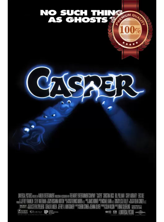CASPER 1995 90s THE GHOST ORIGINAL CINEMA MOVIE FILM ART PRINT PREMIUM POSTER CASPER 1995 90s THE GHOST ORIGINAL CINEMA MOVIE FILM ART PRINT PREMIUM POSTER