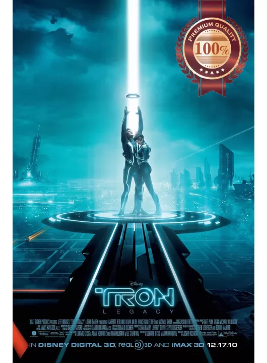 TRON LEGACY 2010 OFFICIAL ORIGINAL CINEMA FILM MOVIE PRINT PREMIUM POSTER TRON LEGACY 2010 OFFICIAL ORIGINAL CINEMA FILM MOVIE PRINT PREMIUM POSTER