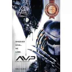 ALIEN VS PREDATOR AVP 2004 OFFICIAL ORIGINAL CINEMA MOVIE PRINT PREMIUM POSTER